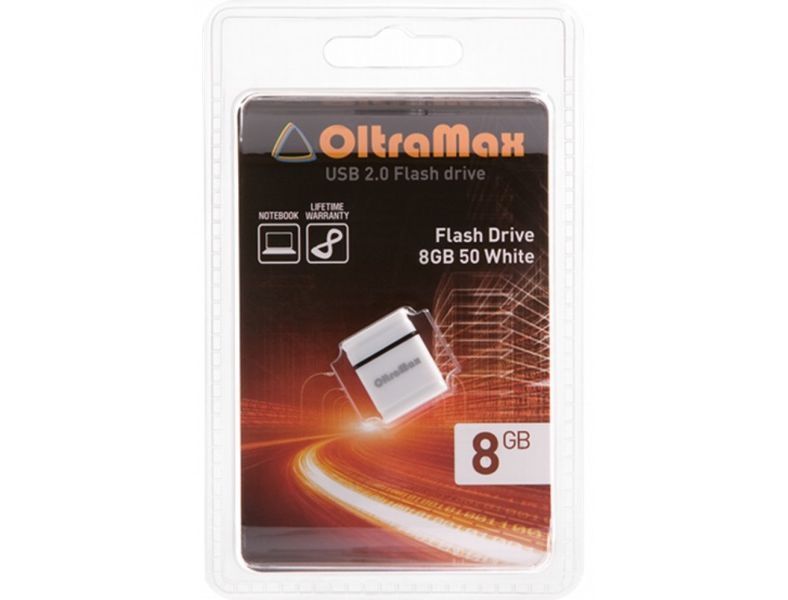 USB флэш-накопитель OLTRAMAX 8GB Mini 50 белый