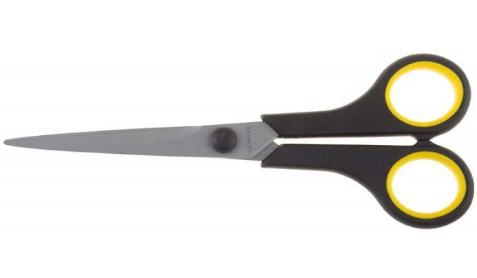 Ножницы STAYER "MASTER" Ножницы хозяйственные, двухкомпонентные ручки, 175мм 40465-18