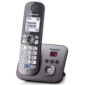 Беспроводной телефон DECT PANASONIC KX-TG6821RUM