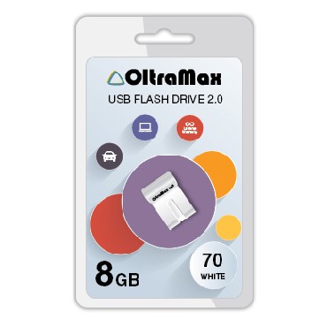 USB флэш-накопитель OLTRAMAX OM-8GB-70-белый