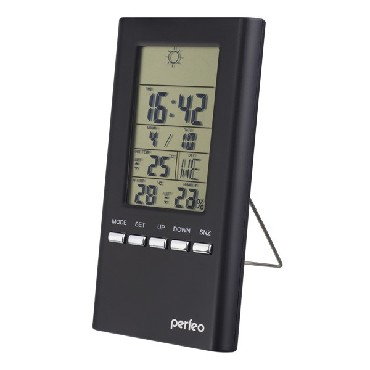 Часы-метеостанция PERFEO (PF_A4599) METEO - PF-S3331F черный