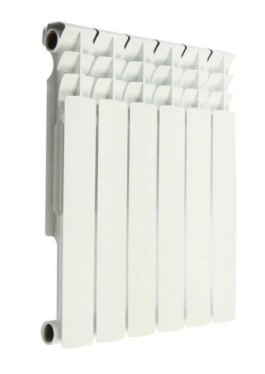 Радиатор биметаллический АКВАПРОМ BI 500/80 B21 6 секций Радиатор биметаллический (серый квадрат) 00-00018435