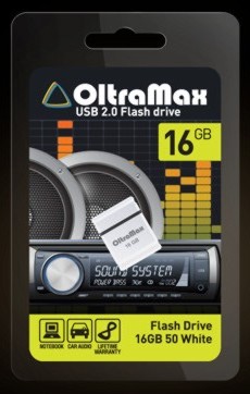 USB флэш-накопитель OLTRAMAX OM016GB-mini-50-W
