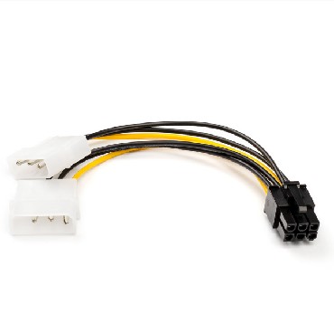 кабель ATCOM (АТ6185) 6 PIN - to 2 molex (video power)