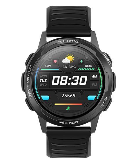Смарт-часы BQ Watch 1.3 Black+Black wristband