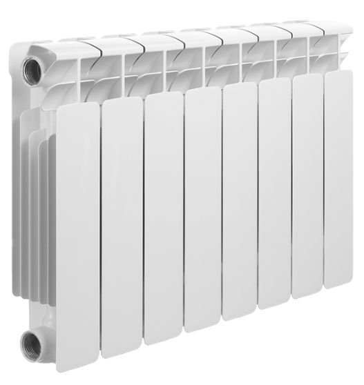 Биметаллический радиатор FIRENZE BI 500/80 B21 8 секций (серый квадрат) 00-00010560