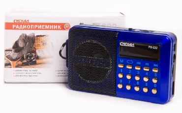 РАДИОПРИЕМНИКИ СИГНАЛ РП-222 FM 88-108МГц, акб 400mA/h, USB/microSD, дисплей