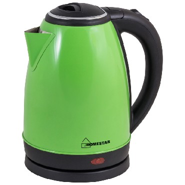 Чайник электрический HOMESTAR HS-1010 (003015) нержавейка зеленый