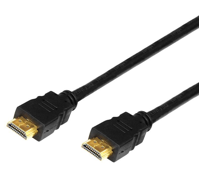 Кабель HDMI REXANT (17-6203) ШНУР HDMI - HDMI С ФИЛЬТРАМИ, ДЛИНА 1,5 МЕТРА (GOLD) (PVC ПАКЕТ)