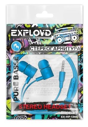 Гарнитура EXPLOYD EX-HP-1369 синий