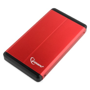 корпус GEMBIRD (13047) EE2-U3S-2-R, внешний корпус 2.5 USB 3.0 , красный